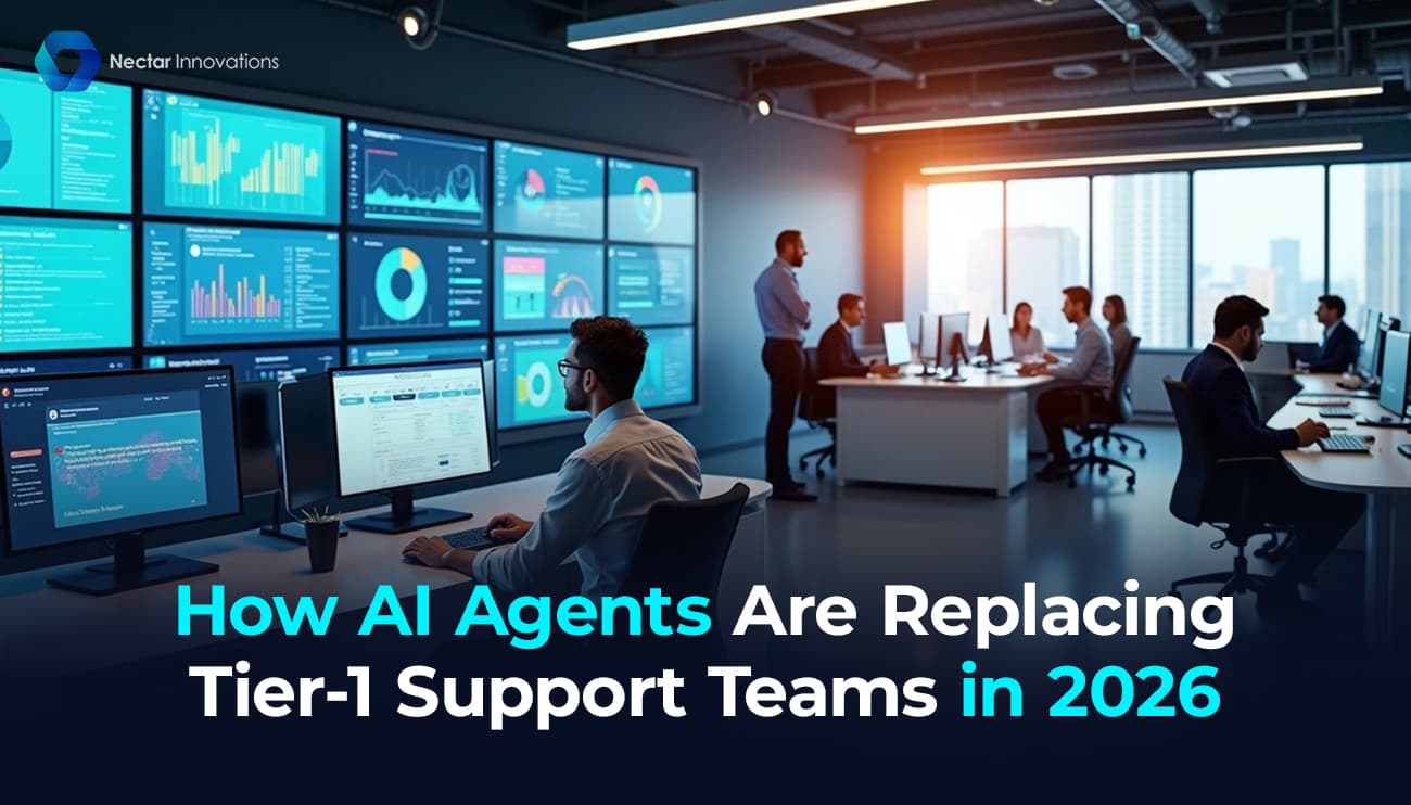 How AI Agents Are Replacing Tier-1 Support Teams in 2026